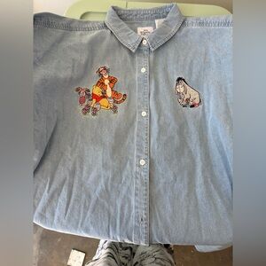 Brand new Winnie the Pooh button up shirt from Disneyland